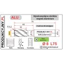 Frez fi 8 R0,2 ALU LONG L75